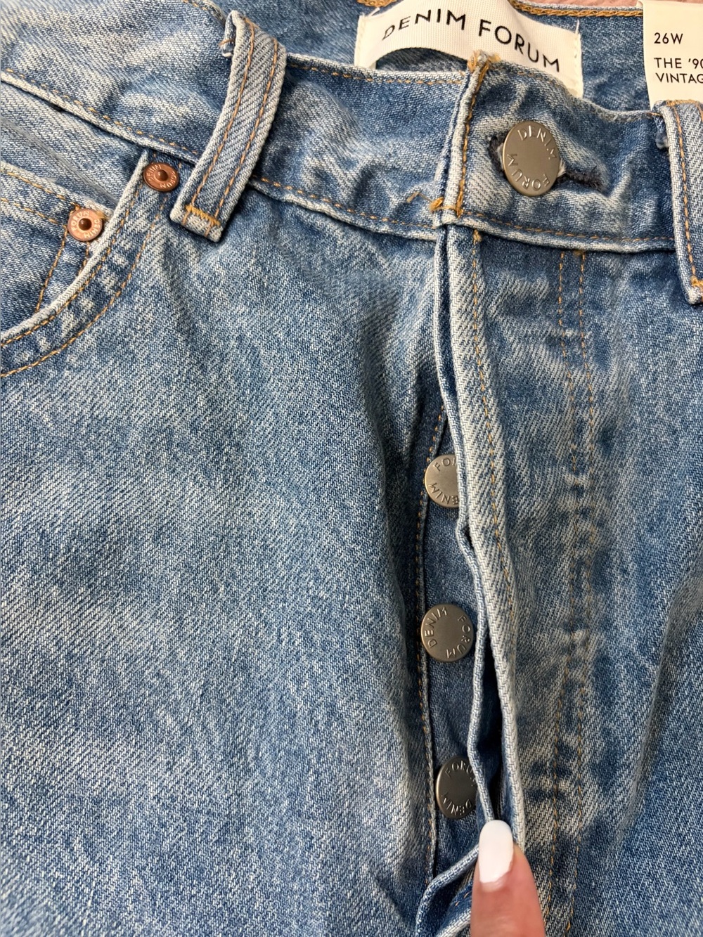 Denim Forum 90’s Vintage Lo-rise Baggy Jean - Picture 7 of 9
